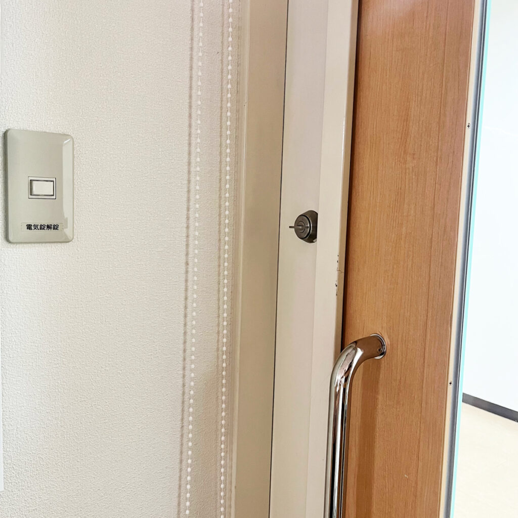 オートロック部分